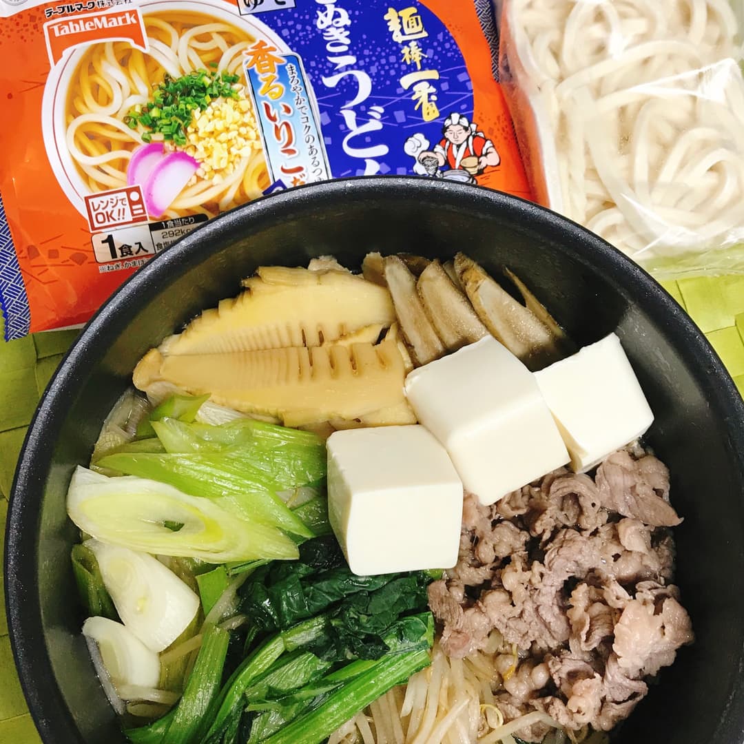いりこだしのすき焼きの完成写真