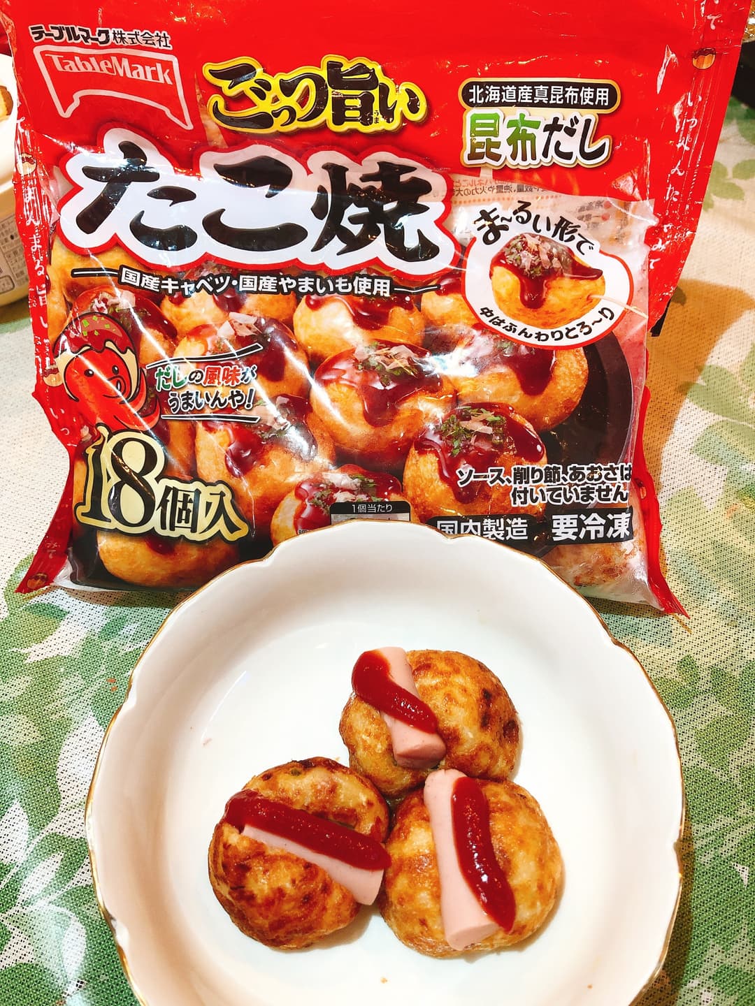 たこ焼きドッグの完成写真
