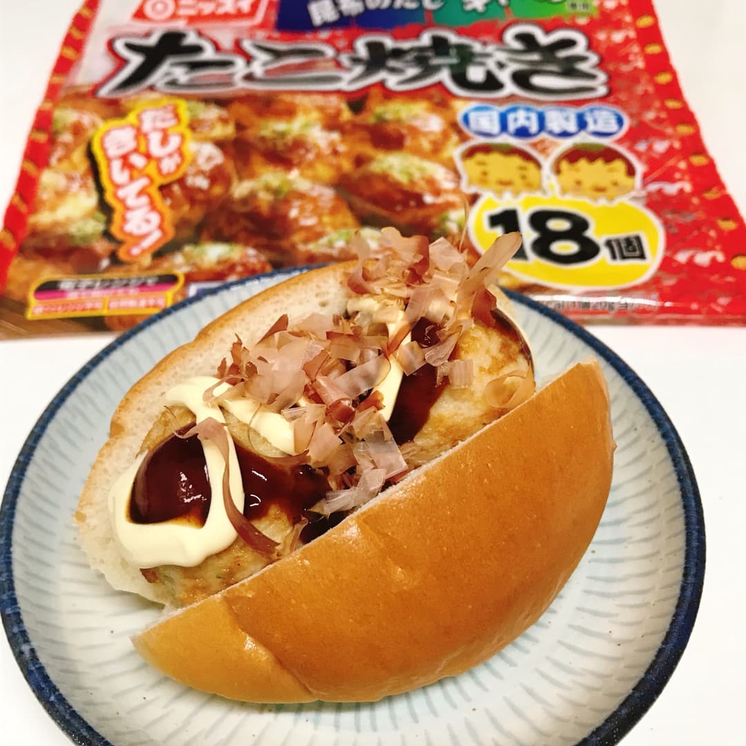 たこ焼きドッグの完成写真