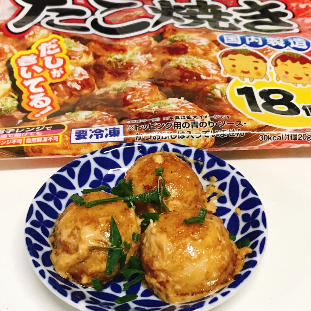 たこ焼きオイスターマヨネーズの完成写真