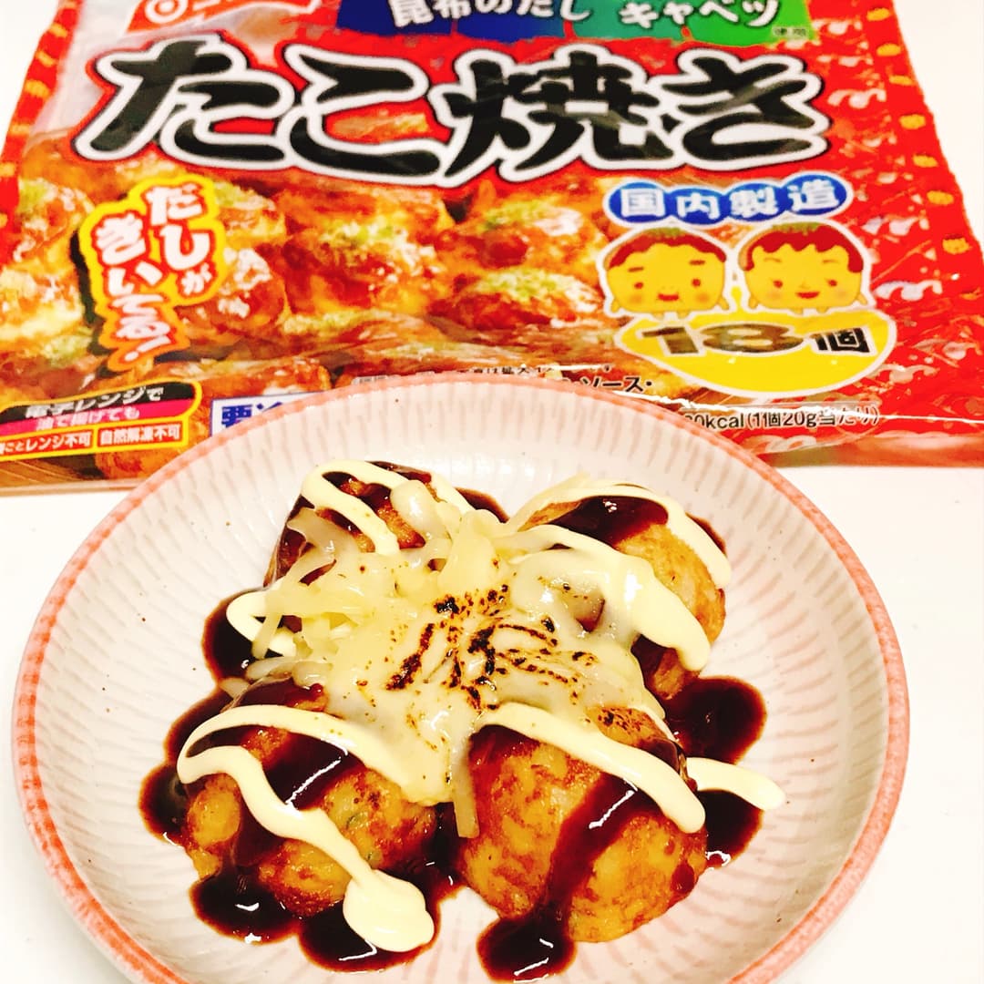 たこ焼き炙りチーズの完成写真