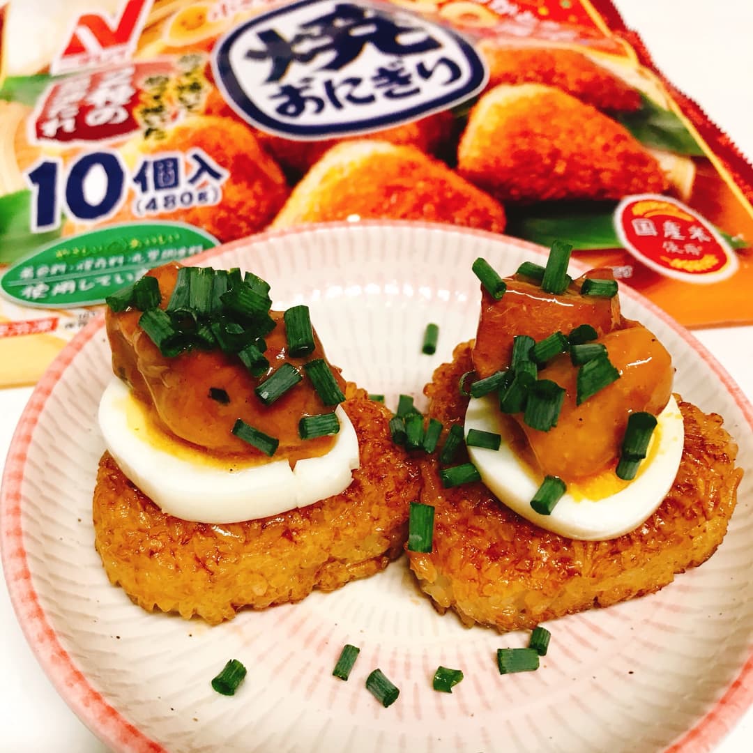 焼鳥焼おにぎりの完成写真