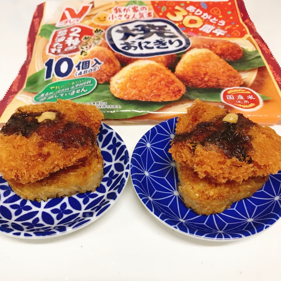 豚カツ焼おにぎりの完成写真