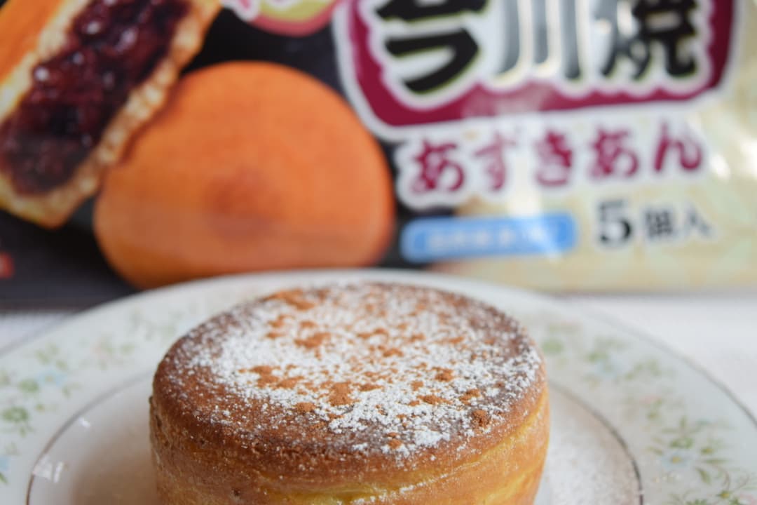 今川焼のシナモンバター焼きの完成写真