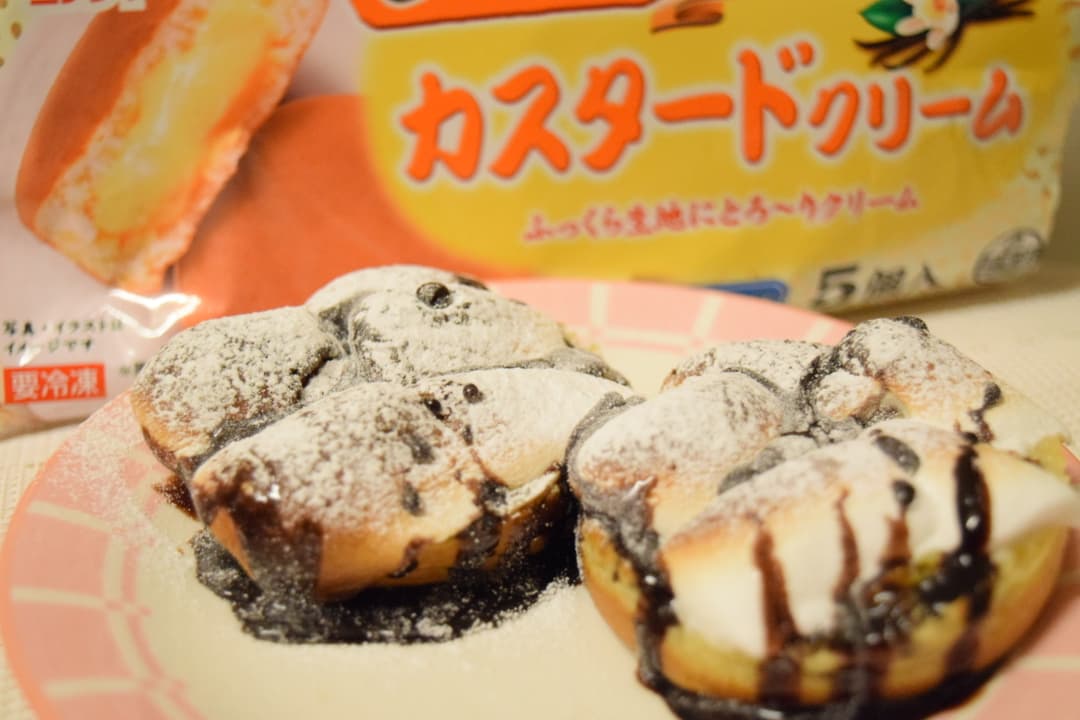 今川焼のチョコマシュマロ焼きの完成写真
