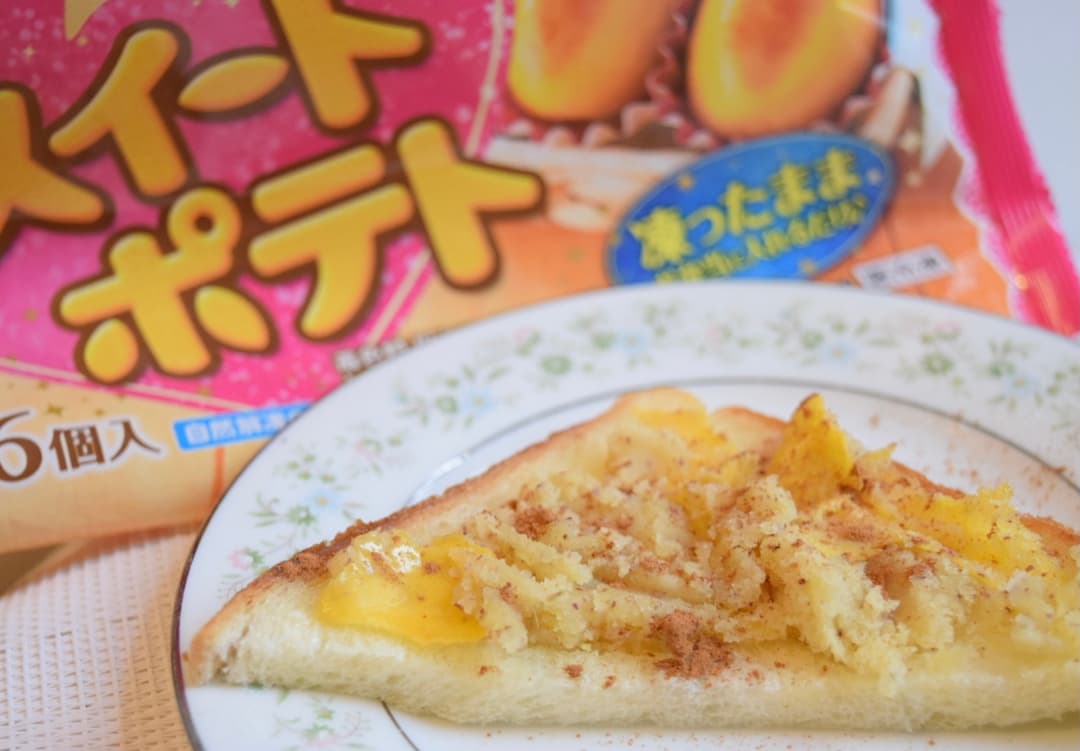 シナモンスイートポテトトーストの完成写真