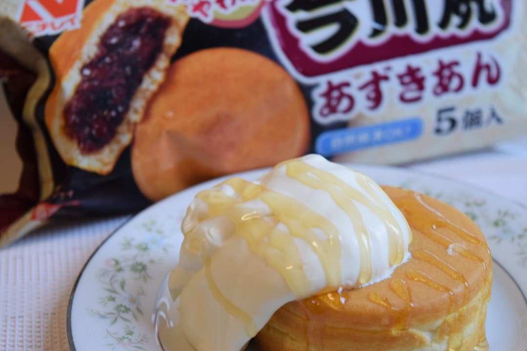 ヨーグルトムースはちみつの今川焼の完成写真