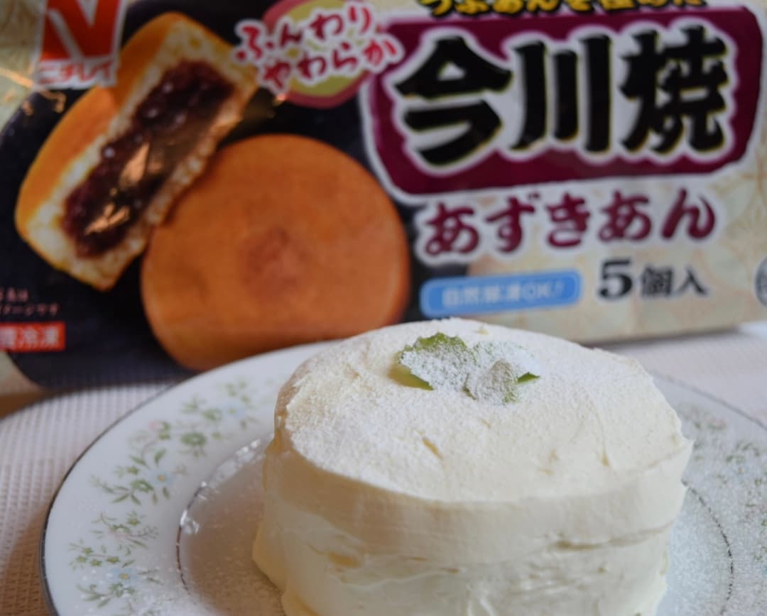 レアチーズケーキ風今川焼の完成写真