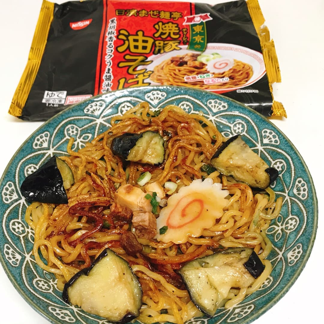 焼油そばの完成写真