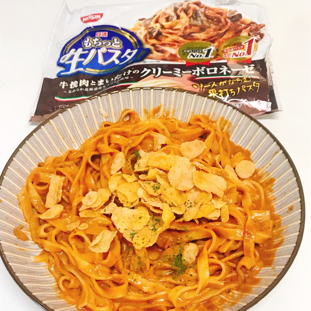 ザクザクチーズもちっとボロネーゼの完成写真