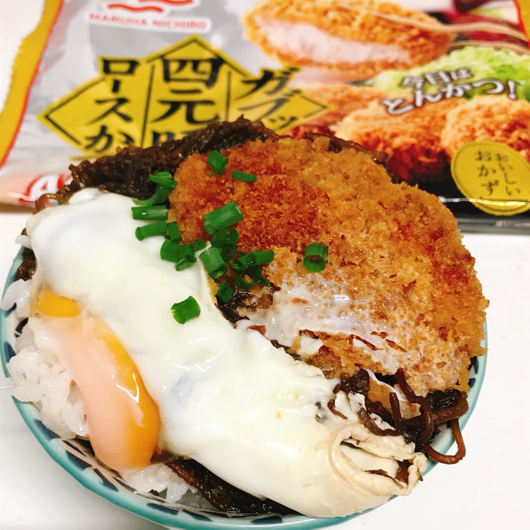 四元豚もずくかつ煮の完成写真
