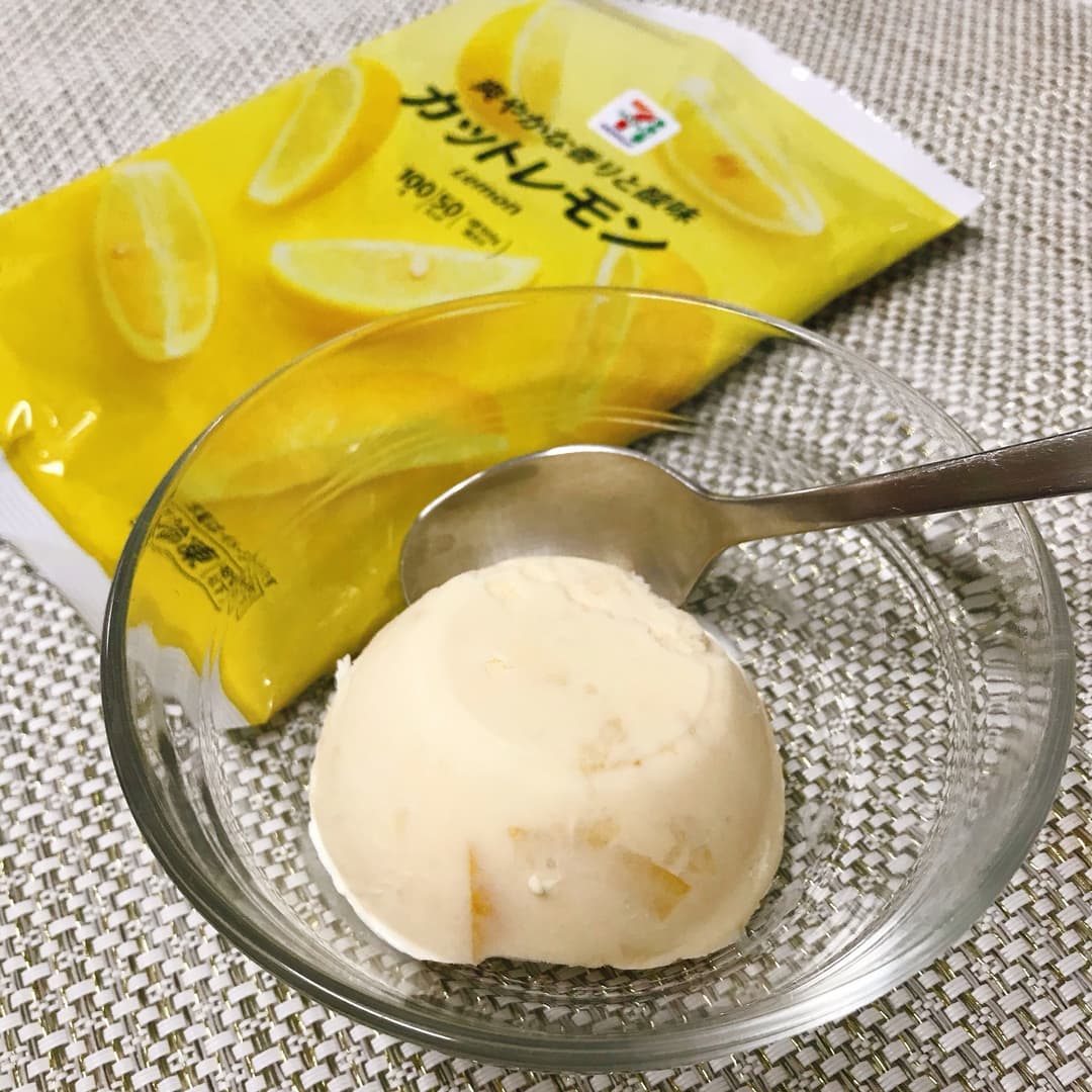 レモンバニラアイスの完成写真