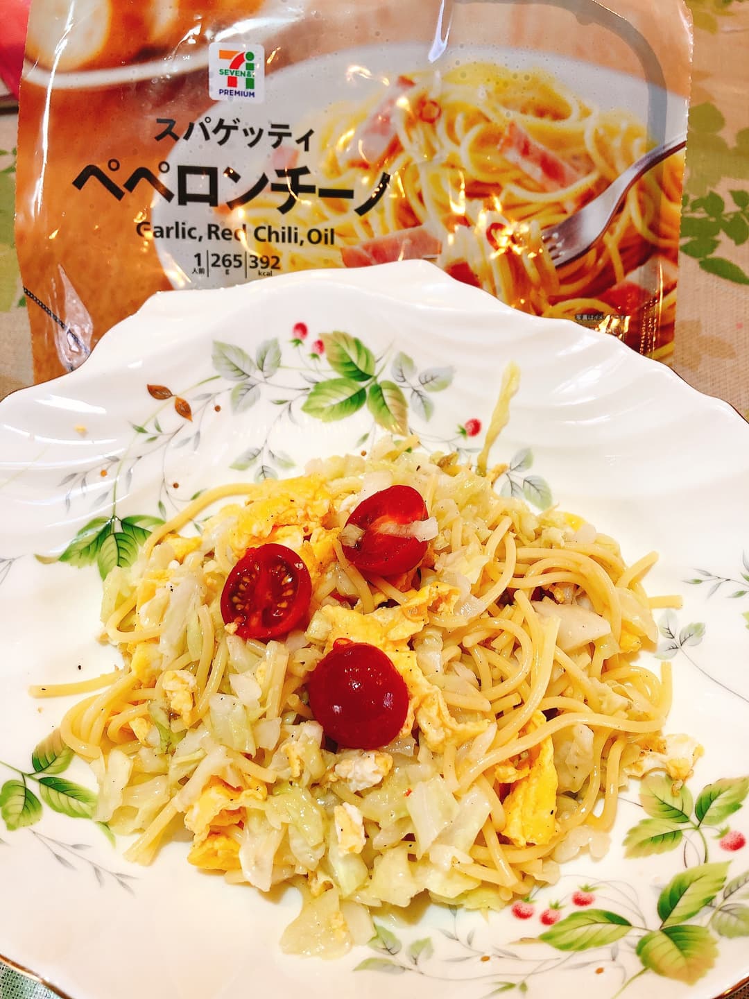 キャベツとペペロンチーノのサラダの完成写真