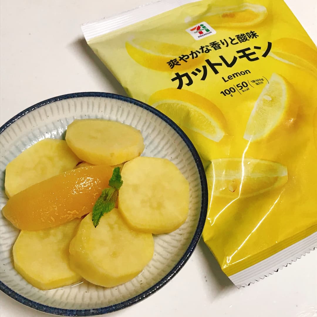 さつまいものレモン煮の完成写真