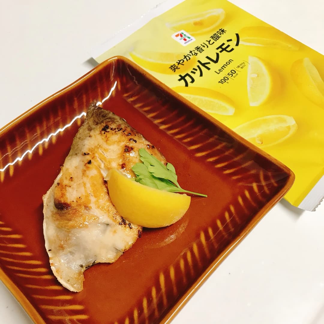 ブリのレモン焼きの完成写真