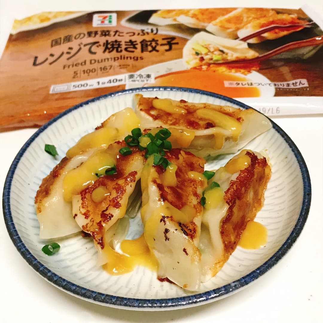 焼き餃子の酢味噌和えの完成写真