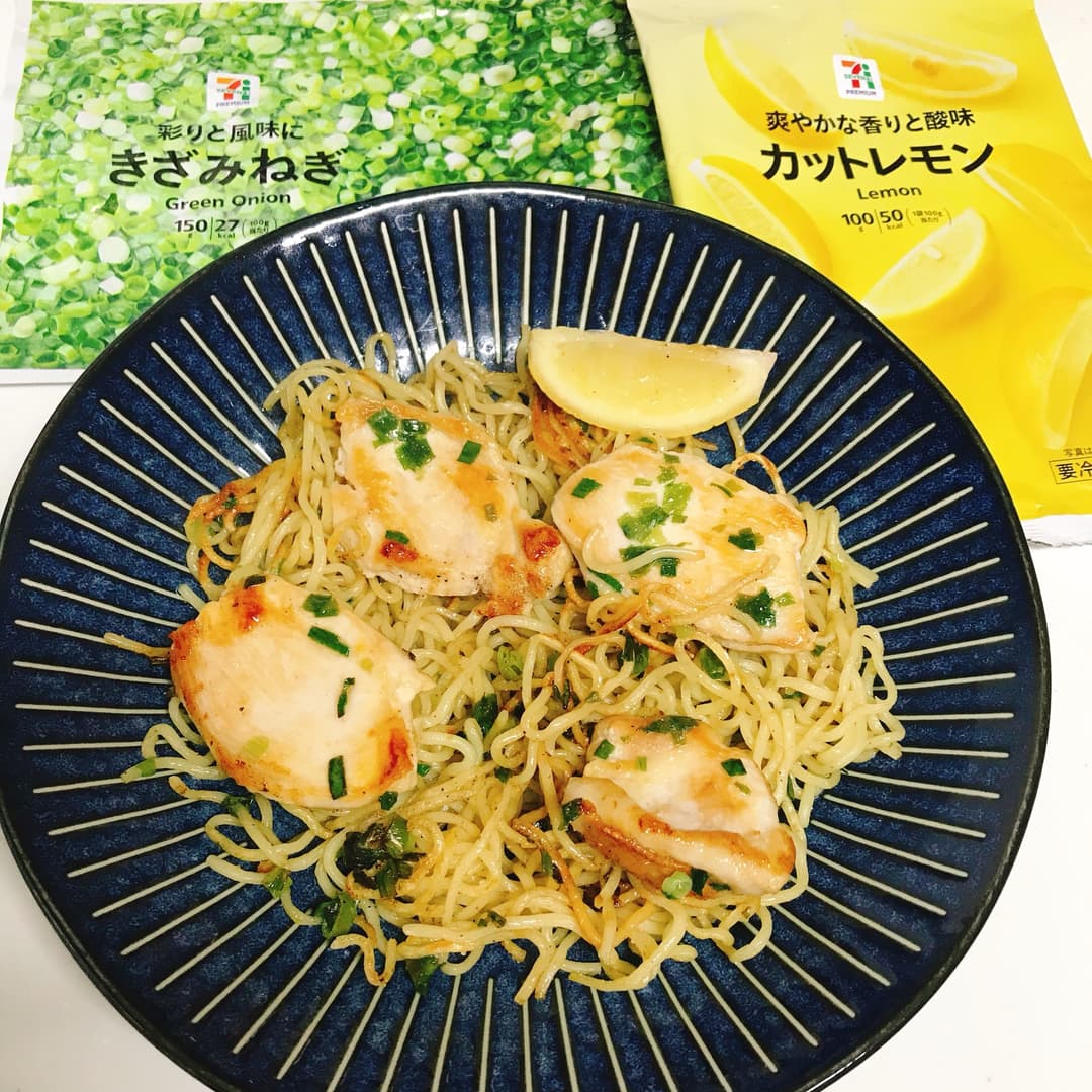 レモン塩焼きそばの完成写真