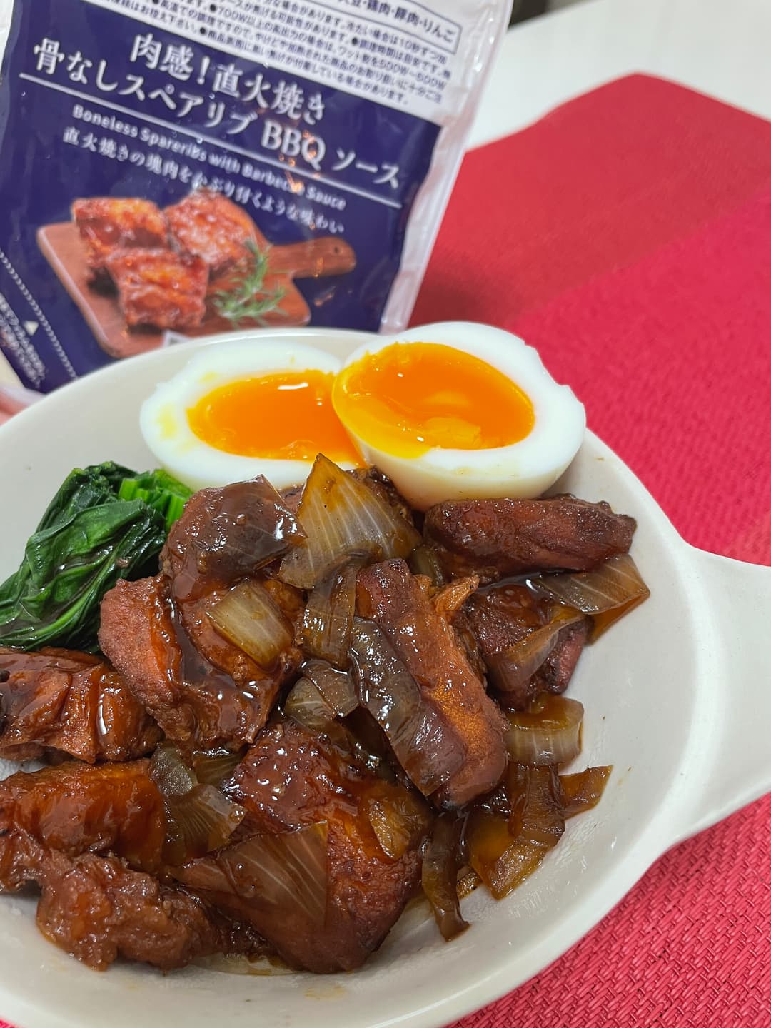 スペアリブで簡単ルーロー飯風♫の完成写真