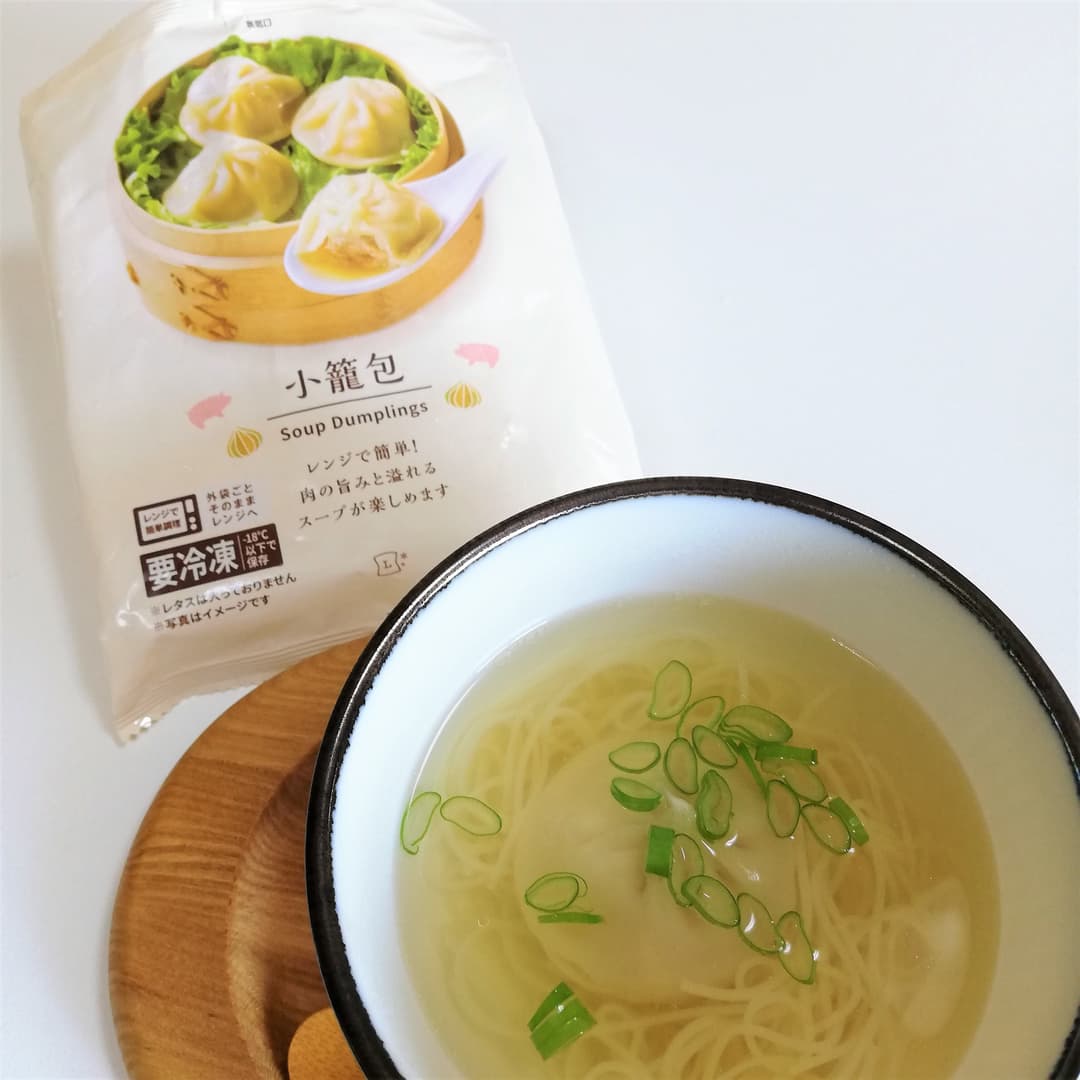 小籠包そうめんスープの完成写真