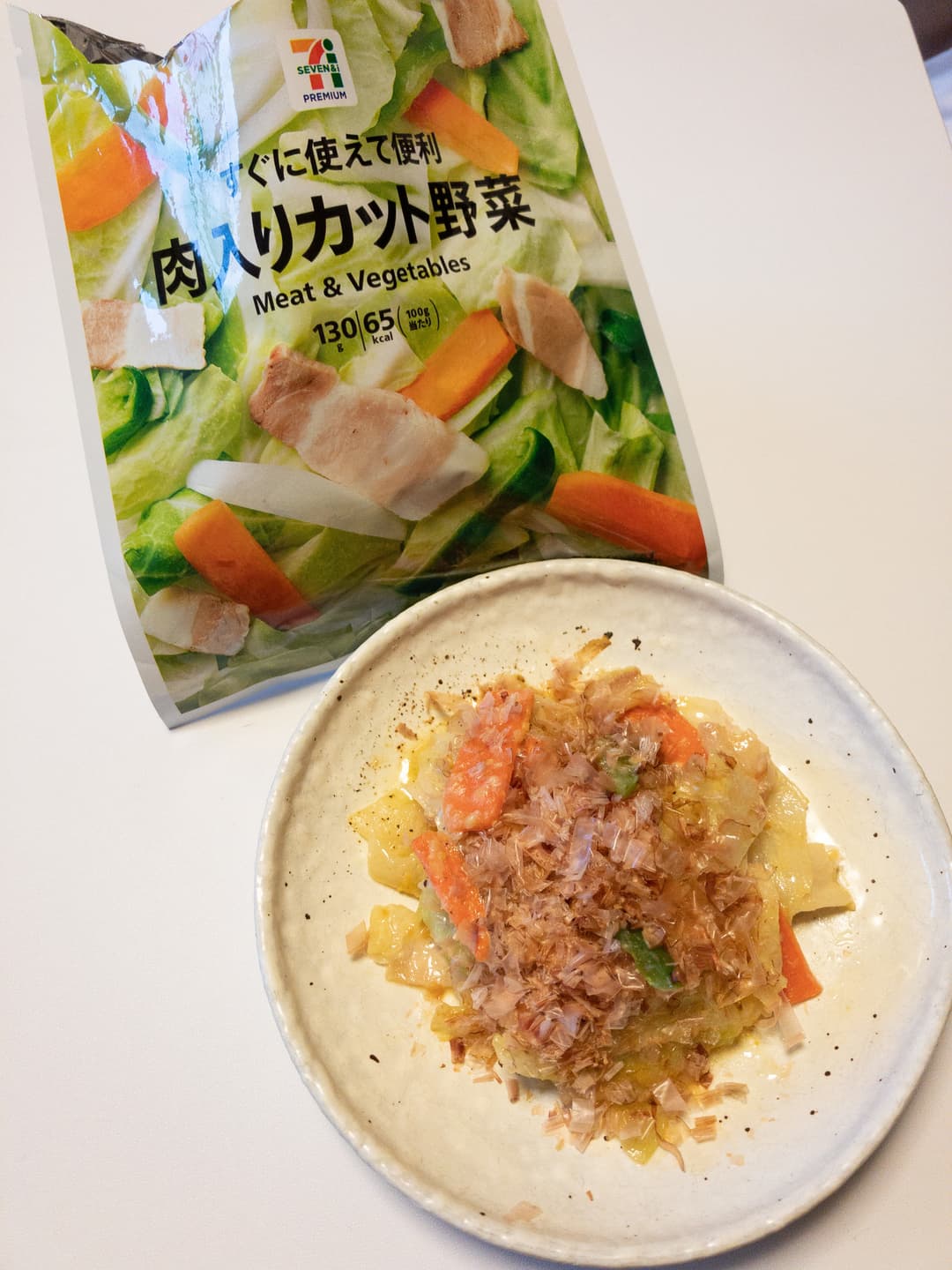 豚肉入りカット野菜の味噌マヨ炒めの完成写真
