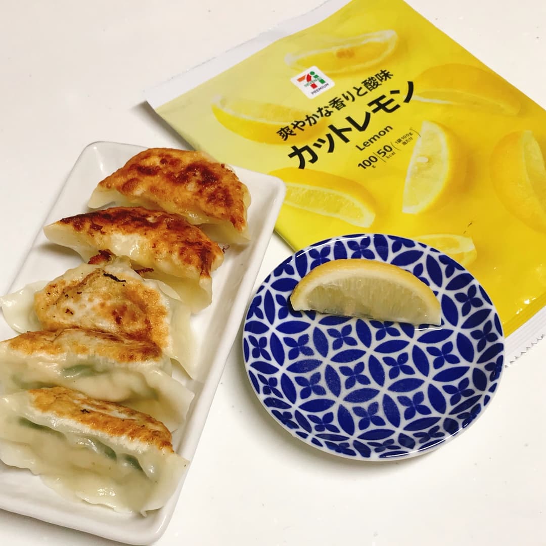 焼餃子塩レモンの完成写真