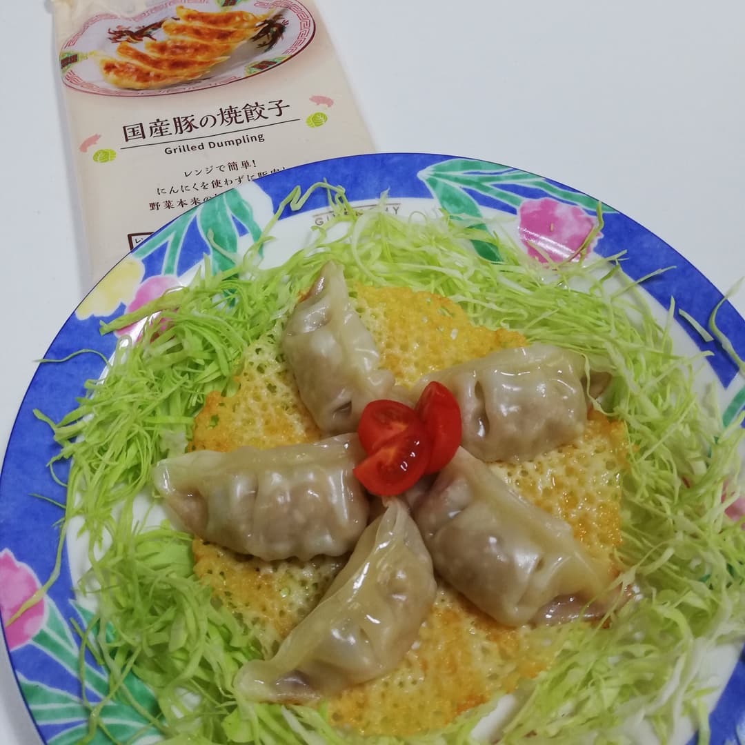 チーズの羽付き餃子の完成写真