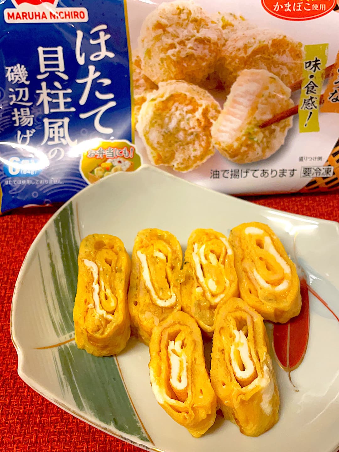 磯辺揚げの卵焼きの完成写真