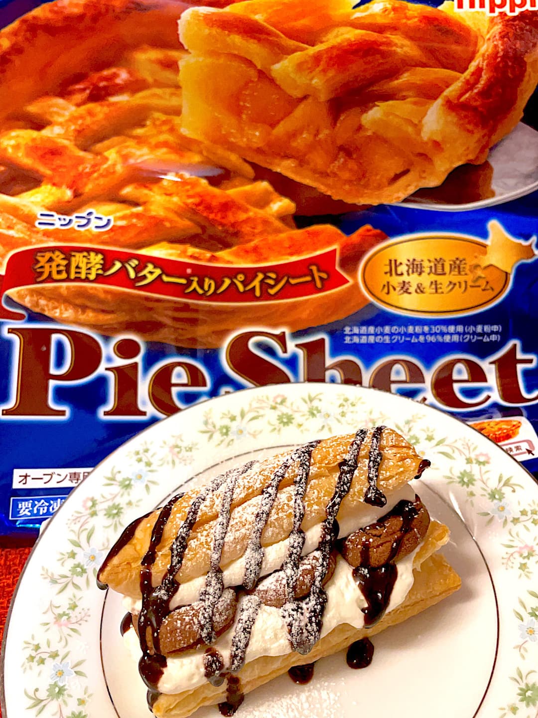 チョコチップクッキーパイの完成写真