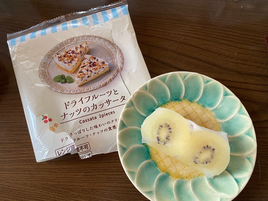 カッサータ大福風はるまきの完成写真