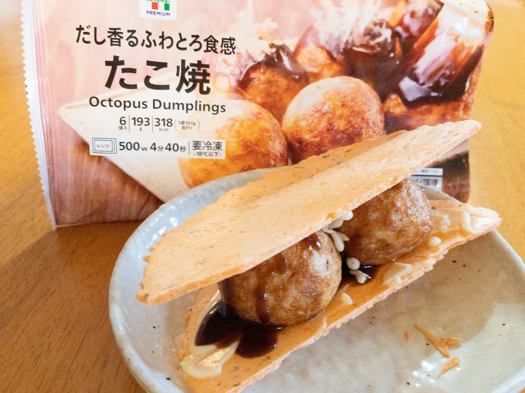 だし香るふわとろたこ焼きで作る大阪名物 たこせんの完成写真