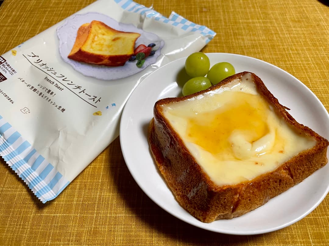 はちみつチーズのフレンチトーストの完成写真