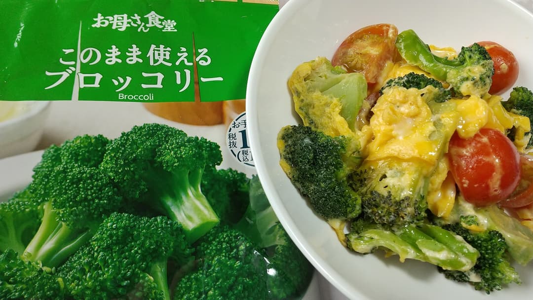 ブロッコリーのマヨ炒めの完成写真