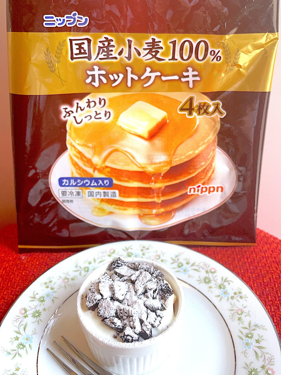 オレオパフェの完成写真