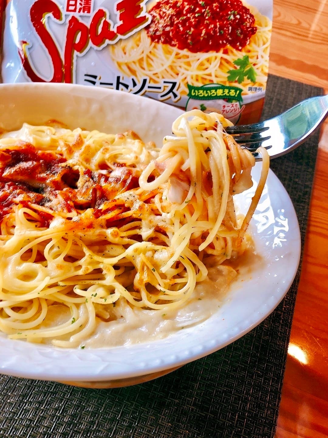 スパゲティグラタンの完成写真
