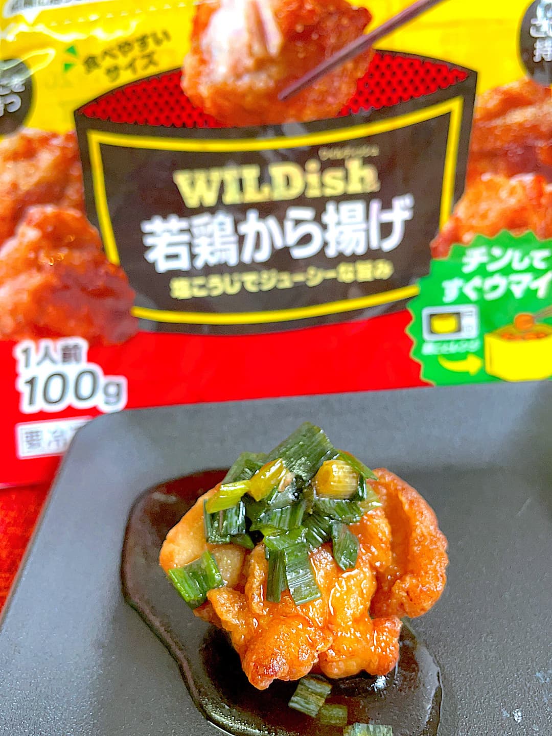 唐揚げの油淋鶏風の完成写真