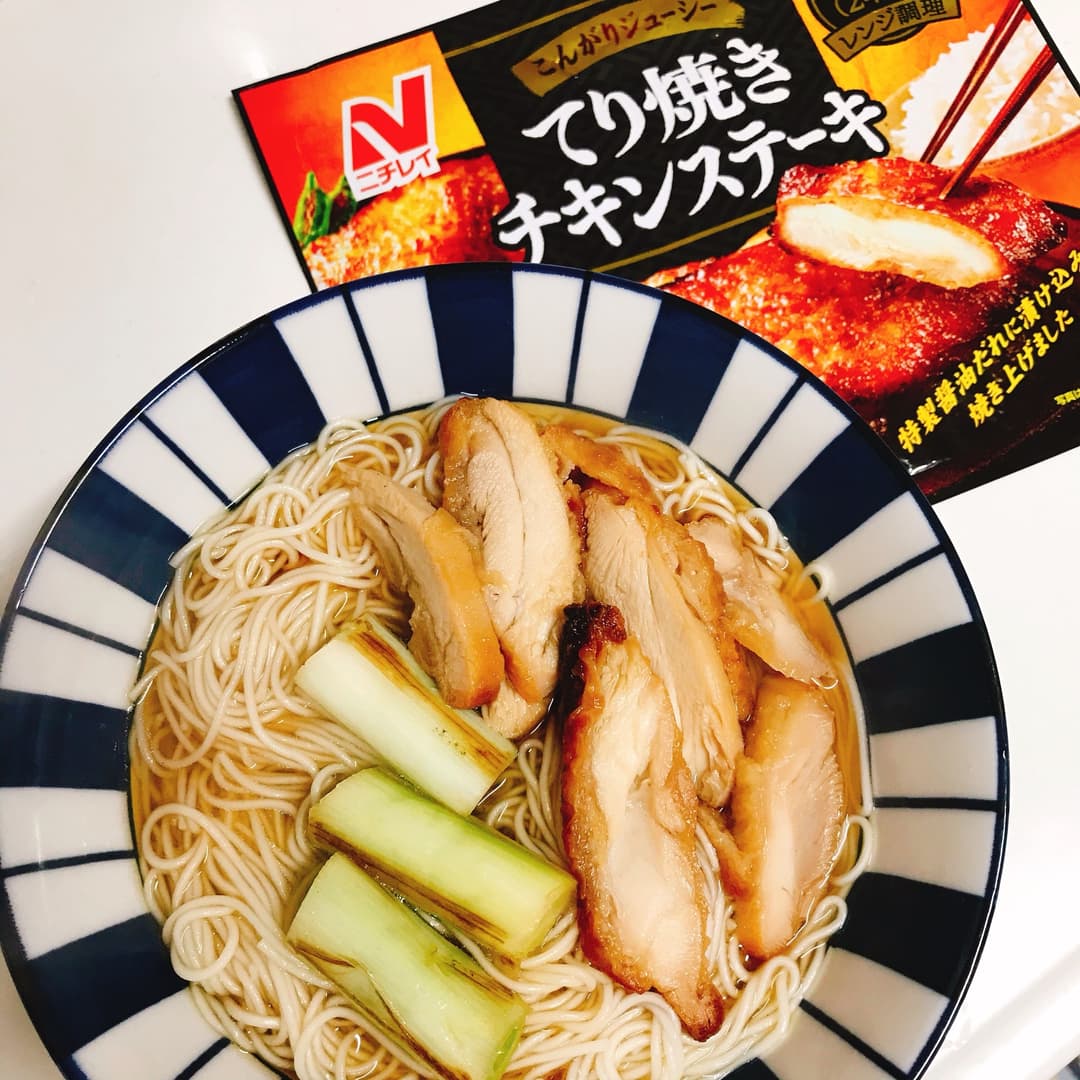 鶏南蛮そうめんの完成写真