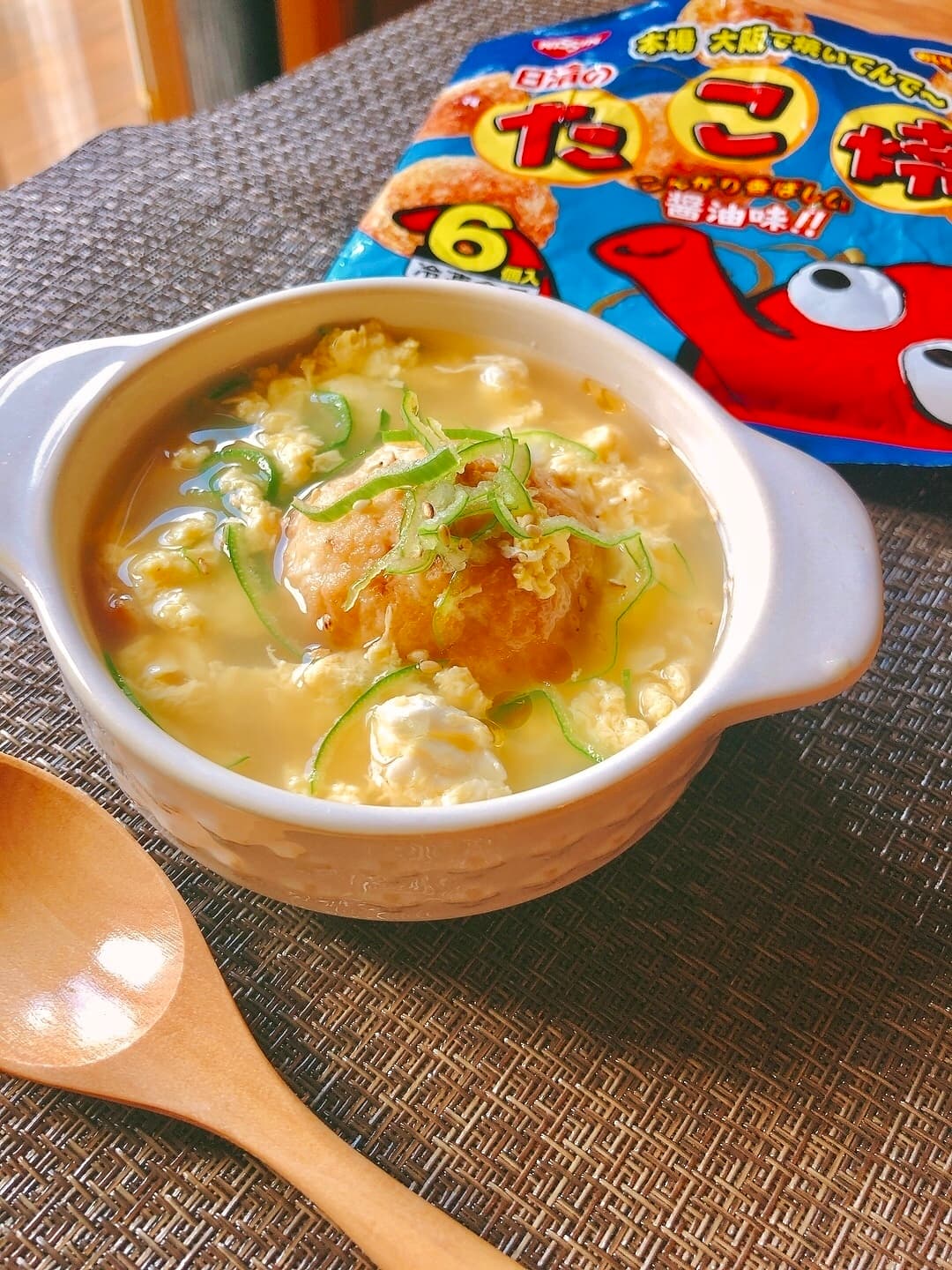 うどんスープで簡単明石焼きの完成写真