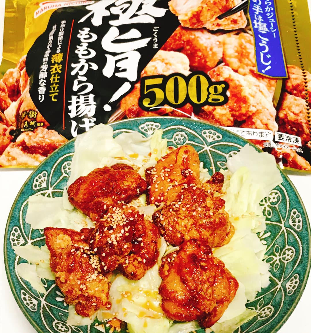 極旨ももから揚げはちみつ醤油だれの完成写真
