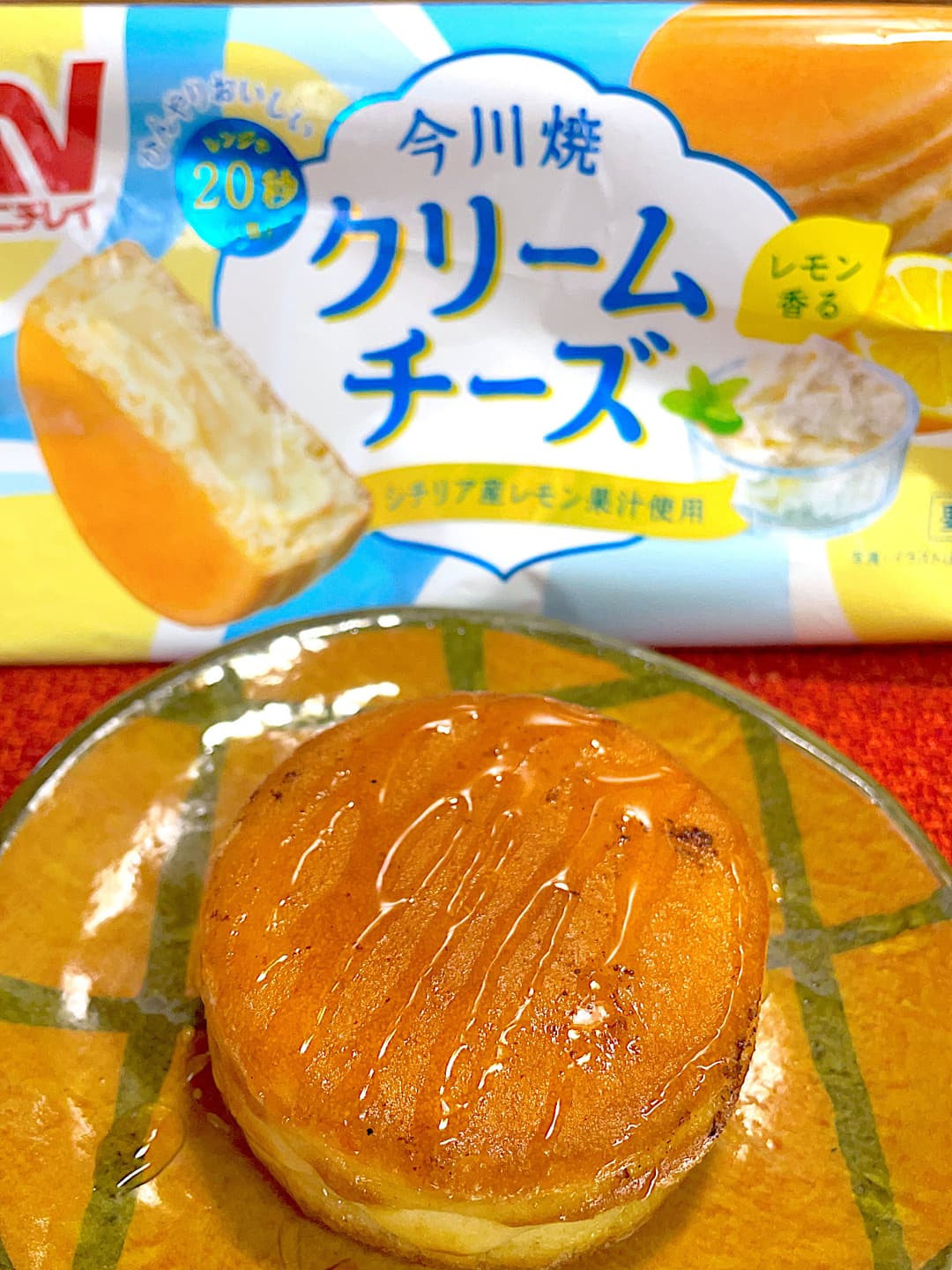 今川焼のハニーバター焼きの完成写真