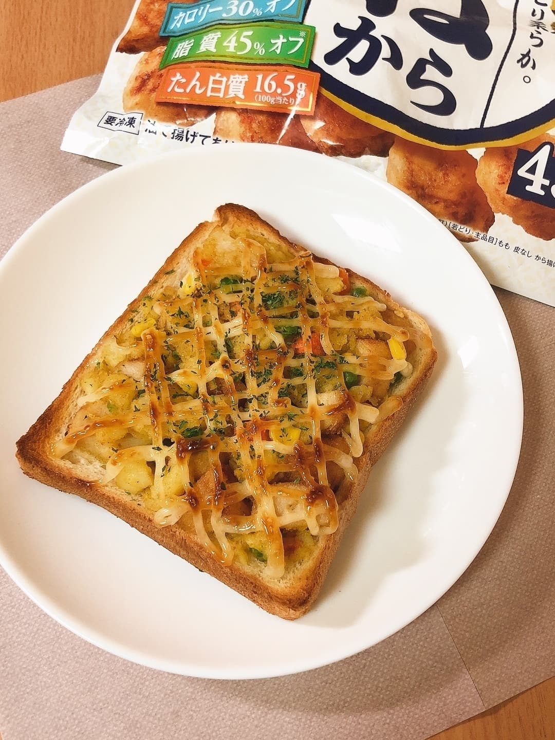 むねからでポテトーストの完成写真