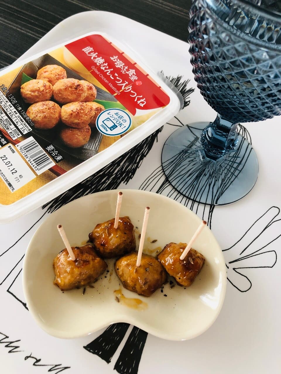ワインのお供に◎香るスパイスつくねのピンチョスの完成写真
