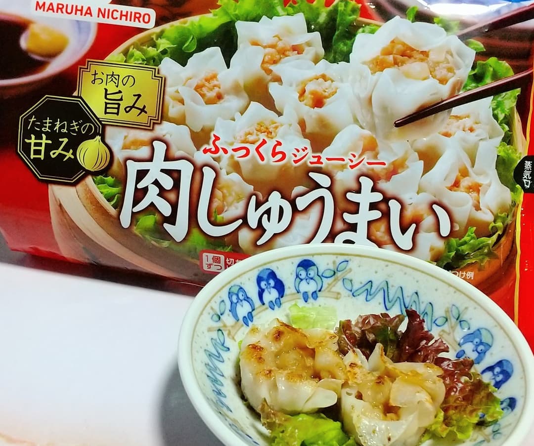 ゴマ油で焼きしゅうまいの完成写真