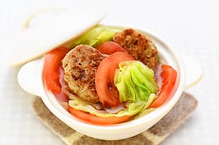 ミニハンバーグのキャベツ鍋の完成写真