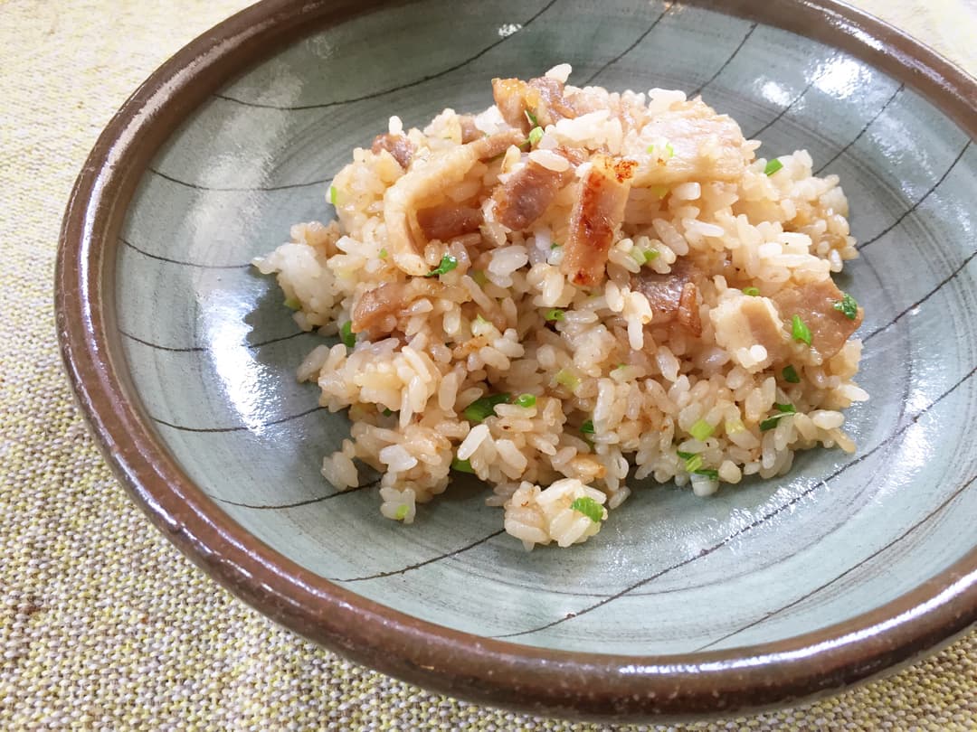 生姜焼きで炒めしの完成写真