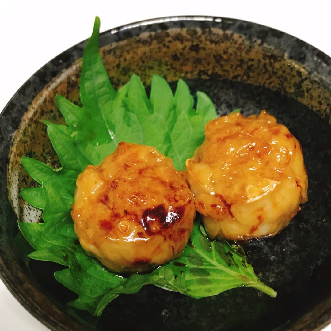 照り焼き焼売の完成写真