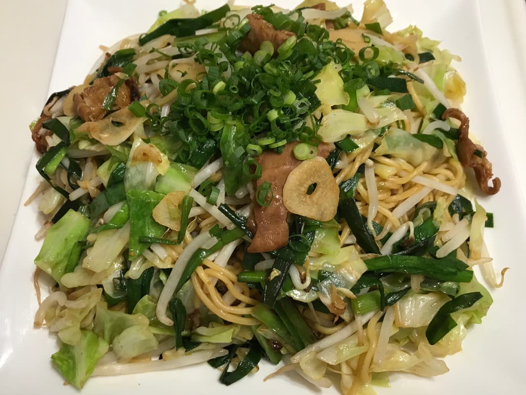 にんにく野菜マシマシ焼きそばの完成写真