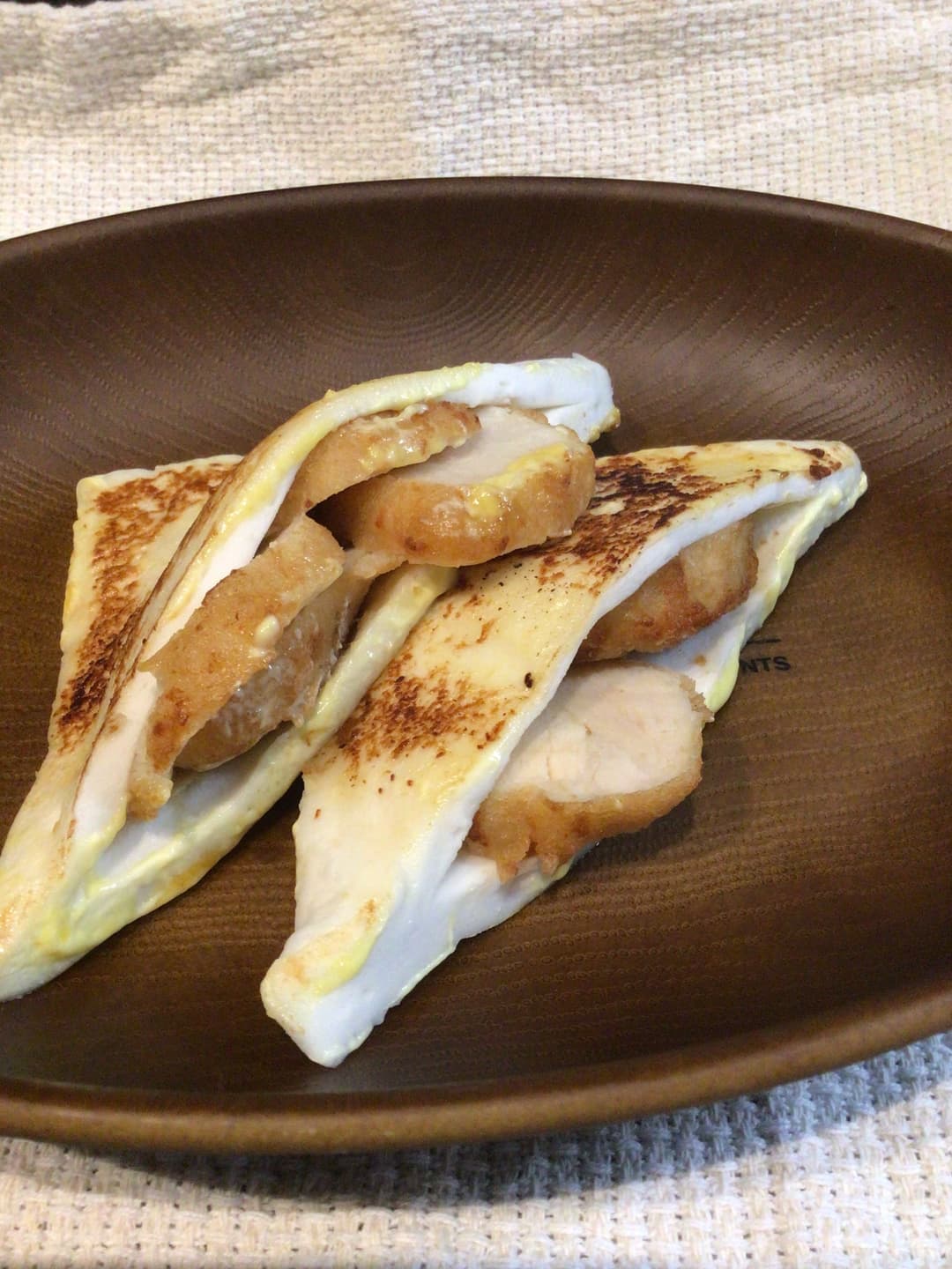 むねから入りはんぺん焼きの完成写真