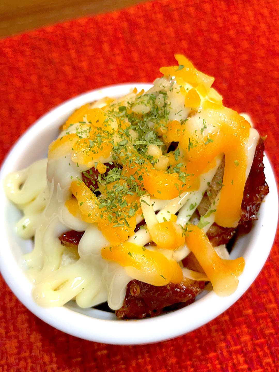 大豆ハンバーグのパングラタン風の完成写真