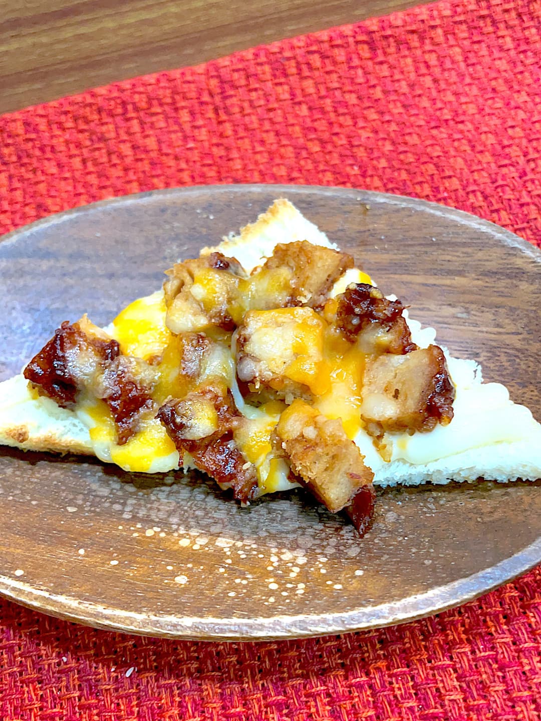 大豆ハンバーグトーストの完成写真