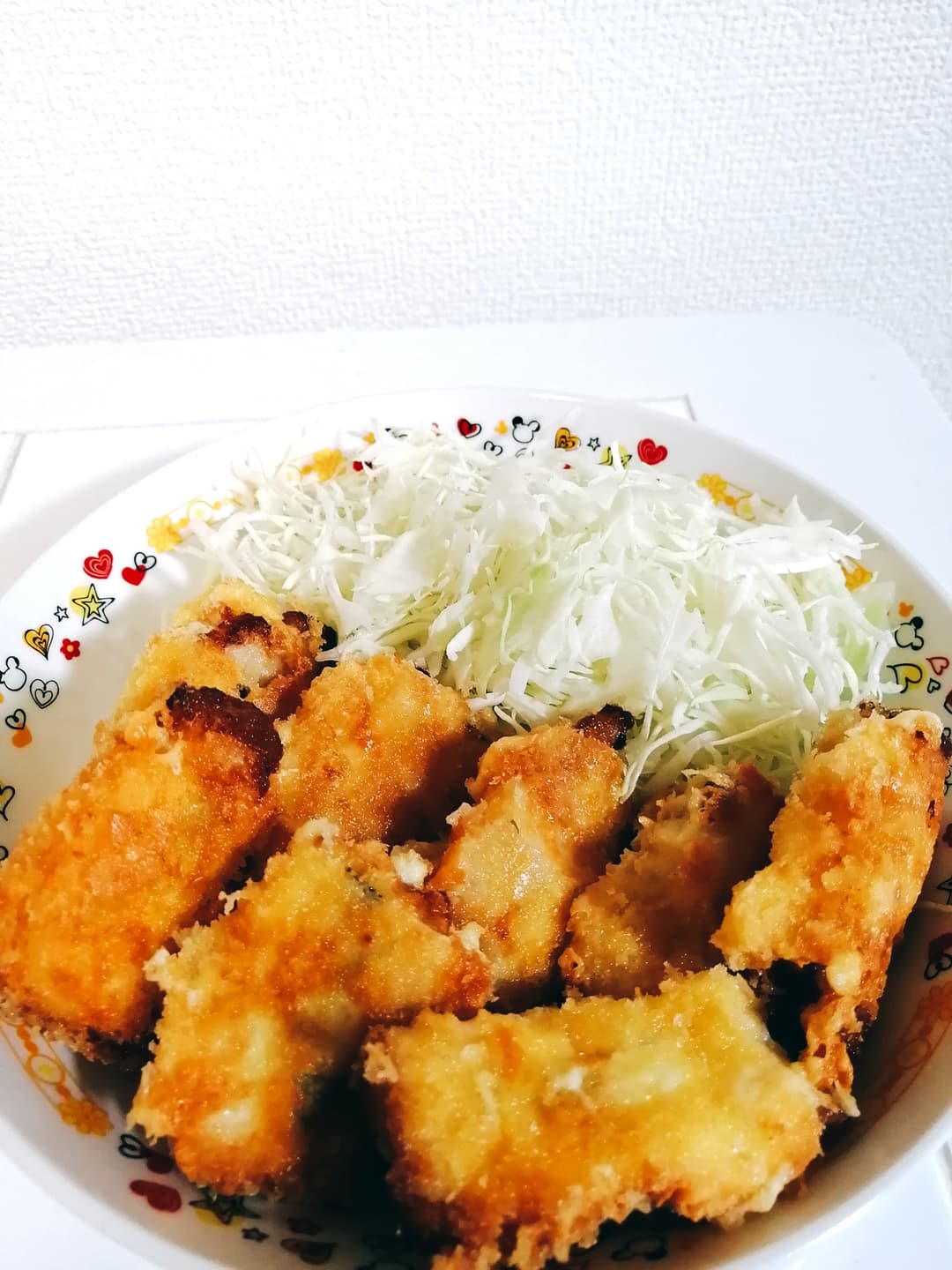 梅しそささみのチーズ揚げの完成写真